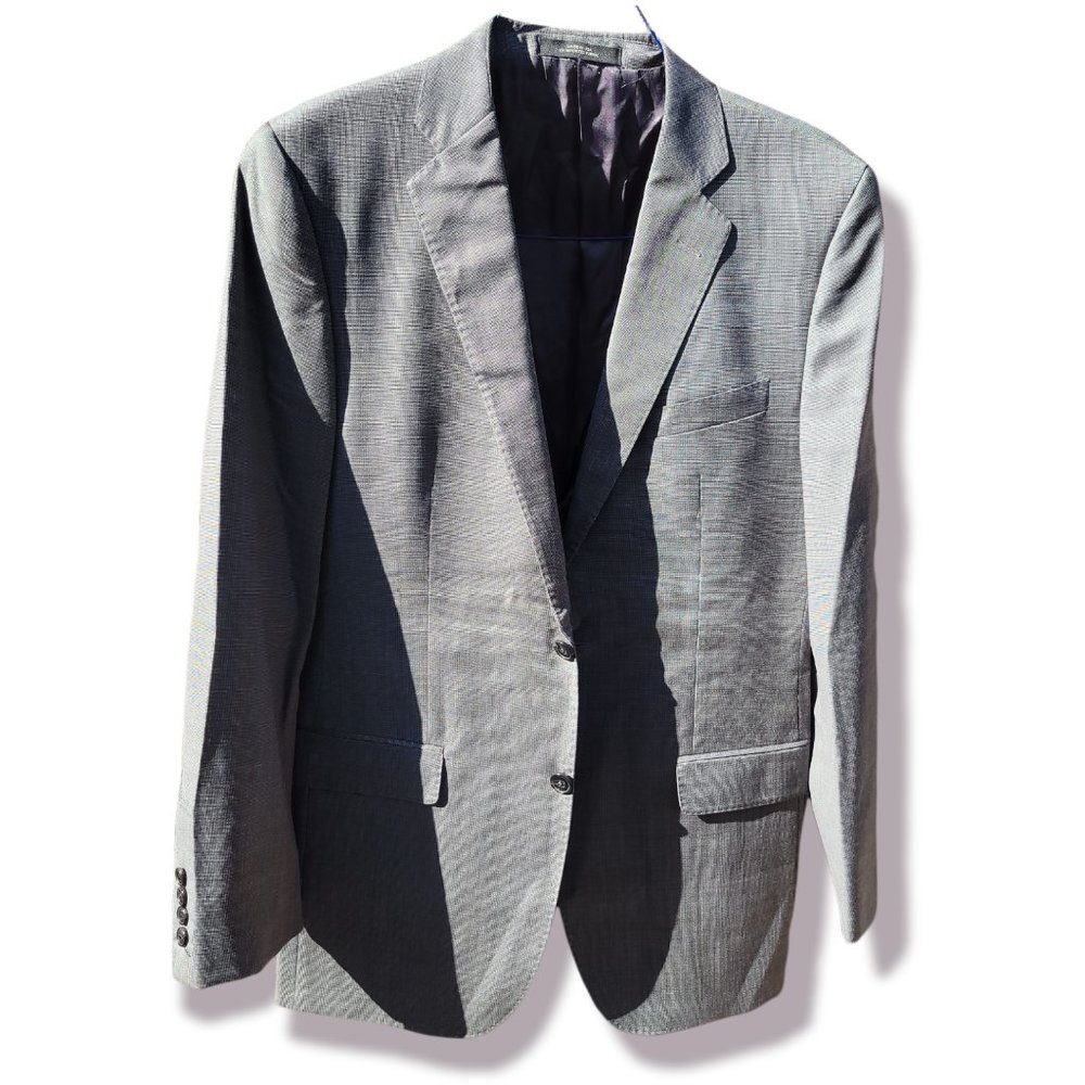 Ermenegildo Zegna 88% Wool 12% k Silk Size 40L/ W33 Blazer Men's Suit